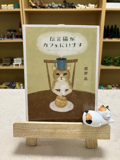 伝言猫がカフェにいます